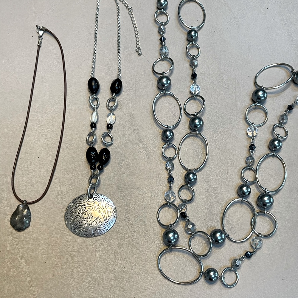 3 necklaces, all for one price